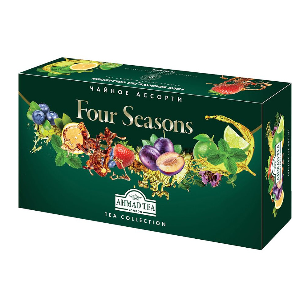 Чай "Ahmad Tea" Four Seasons Tea Collection, 90 пакетиковx1.8 г, ассорти