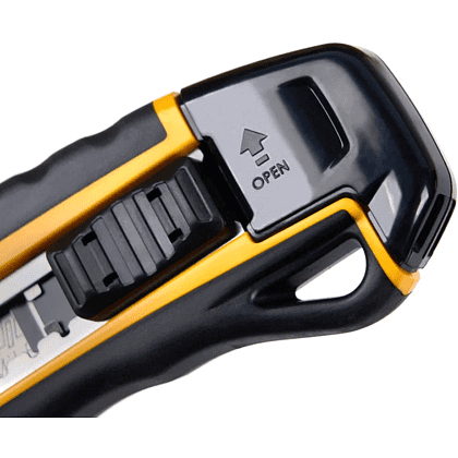 Нож строительный "Kangaro Miles FA2501G", 25 мм, усиленный - 6