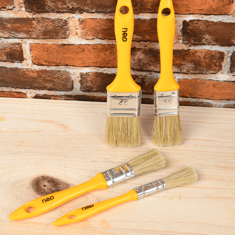 Кисть малярная Deli YS EDL509132, плоская, 0,8"-20 мм, смешанная щетина - 3
