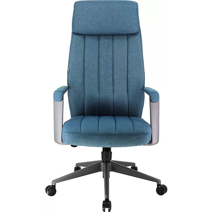 Кресло компьютерное EVERPROF Shanghai, ткань, синий, металл, корпус черный - 2