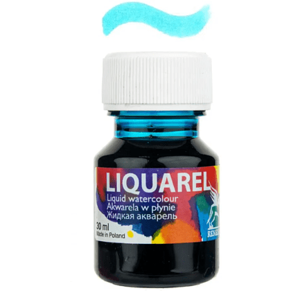 Акварель жидкая "Liquarel", 122 бирюзовый, 30 мл