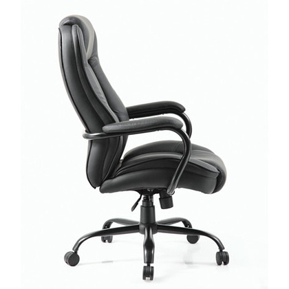 Кресло для руководителя BRABIX "Premium Heavy Duty HD-002", экокожа, металл, черный - 4