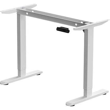 Стол с электроприводом WellDesk Basic 1200x675х18 белый/белый альпийский (9191460+9197776) - 4
