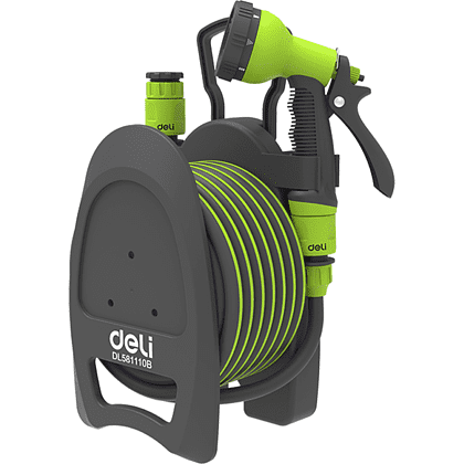 Шланг для полива Deli GS EDL581110B, с катушкой