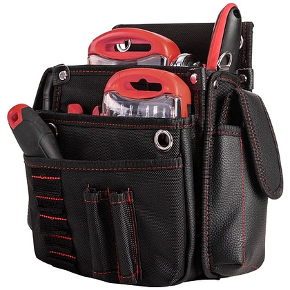 Сумка для инструментов поясная Deli RS EDL5865, черный