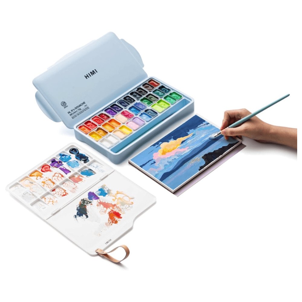 Палитра пластиковая "Himi Miya", прямоугольная, 7 ячеек - 7