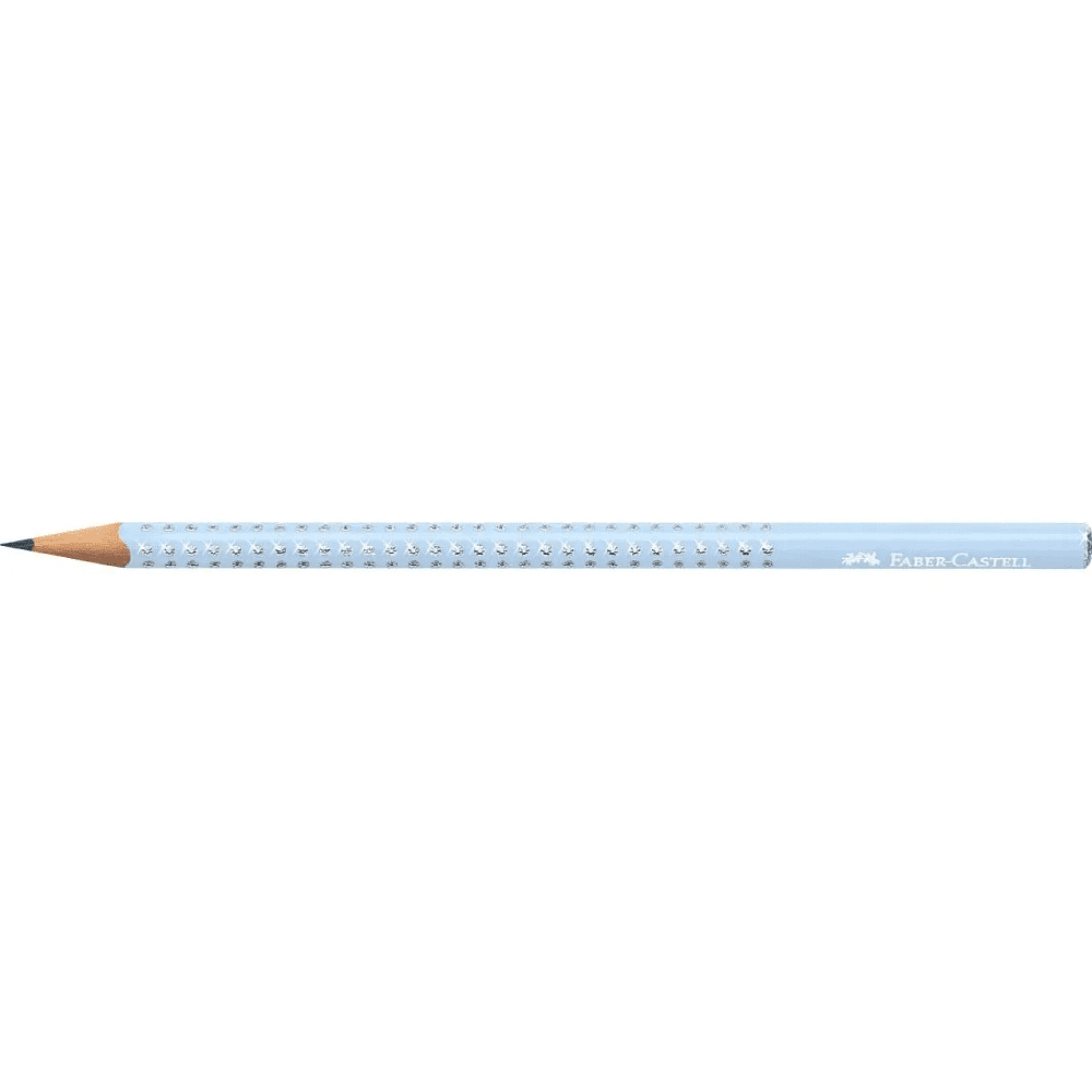 Карандаш простой "Sparkle", B, небесный голубой - 2