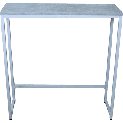 Стол консольный RION ALLERD, белый муар, Бетон - 2