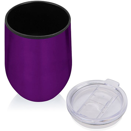 Кружка термическая "Pot", металл, 330 мл, фиолетовый - 3