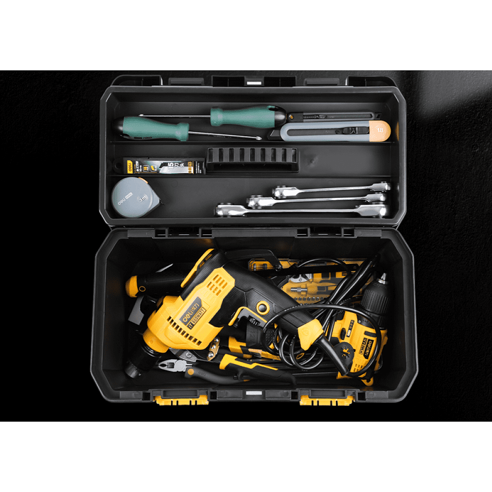 Ящик для инструмента Deli "DL432915", 355х180х160 мм, пластмасса - 4