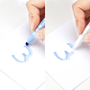 Маркер текстовый двусторонний "Erasable", желтый - 3