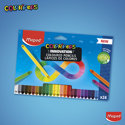 Цветные карандаши Maped "Infinity", 12 шт - 7