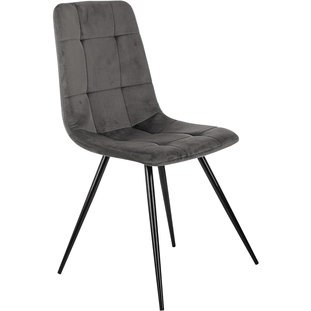 Стул Бюрократ "CH-K1_4", ткань, тёмно-серый, металл, комплект 4 штуки - 6