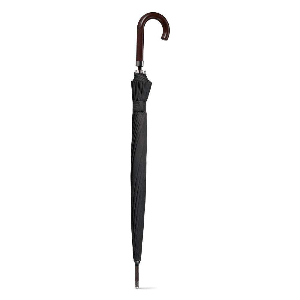 Зонт-трость "99136", 110 см, черный - 2