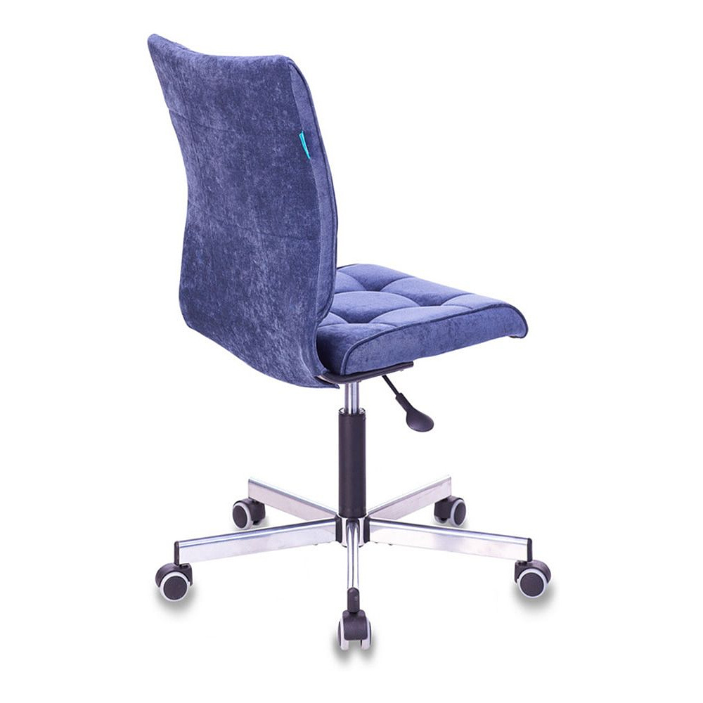 Кресло для персонала "Бюрократ СH-330M/LT", ткань, металл, темно-синий - 4