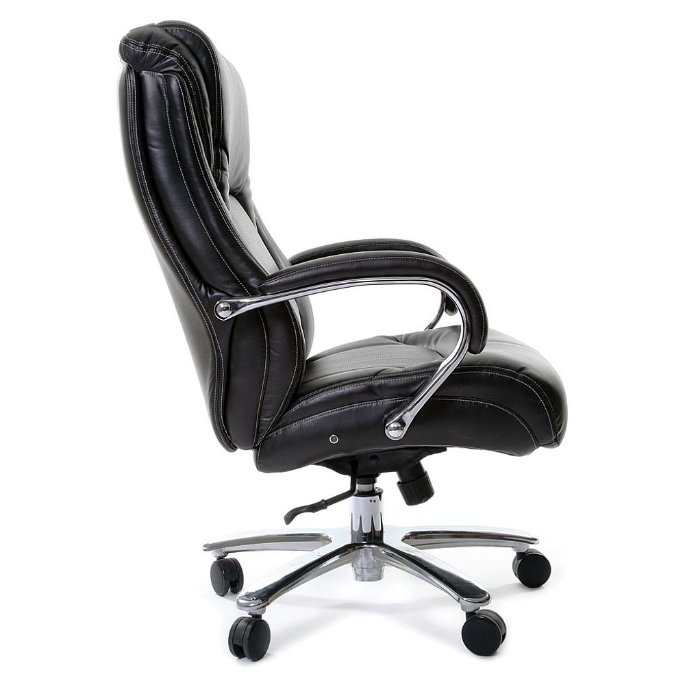 Кресло для руководителя "Chairman 402", экокожа, металл, черный - 2