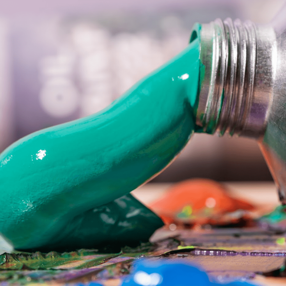 Краски масляные "HIMI.MIYA", оранжево-красный, 170 мл., туба - 5