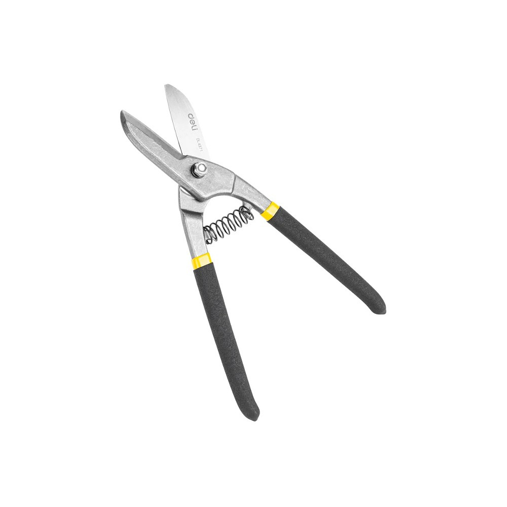 Ножницы по металлу "Deli", 250 мм, черный