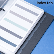 Визитница настольная "Deli", 140х198 мм, 90 карт, синий