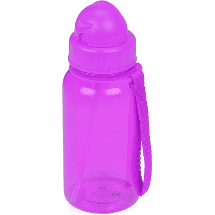 Бутылка для воды "Kidz", 500 мл, прозрачный, фиолетовый