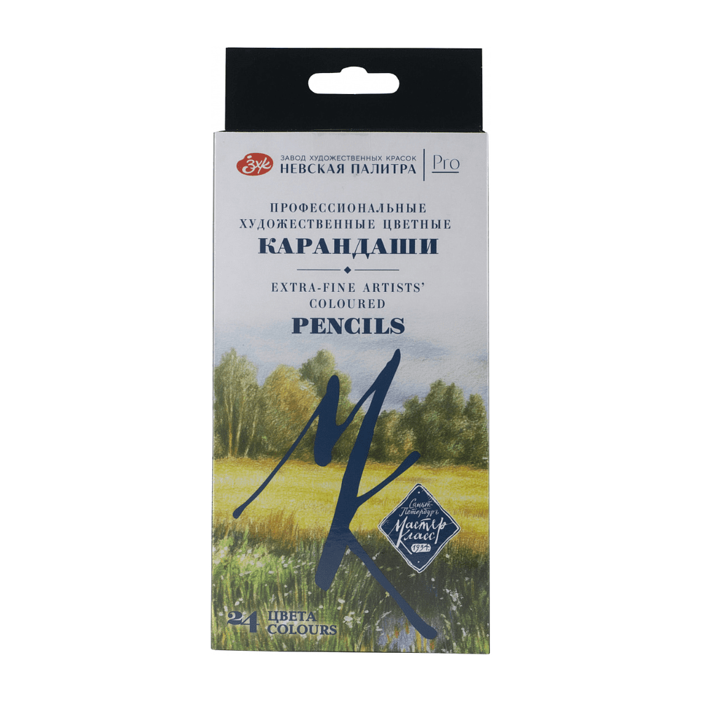 Цветные карандаши "Мастер-Класс", в картонной коробке, 24 цвета
