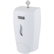 Диспенсер BXG SD-1198, для мыла жидкого 1 л, пластик, белый