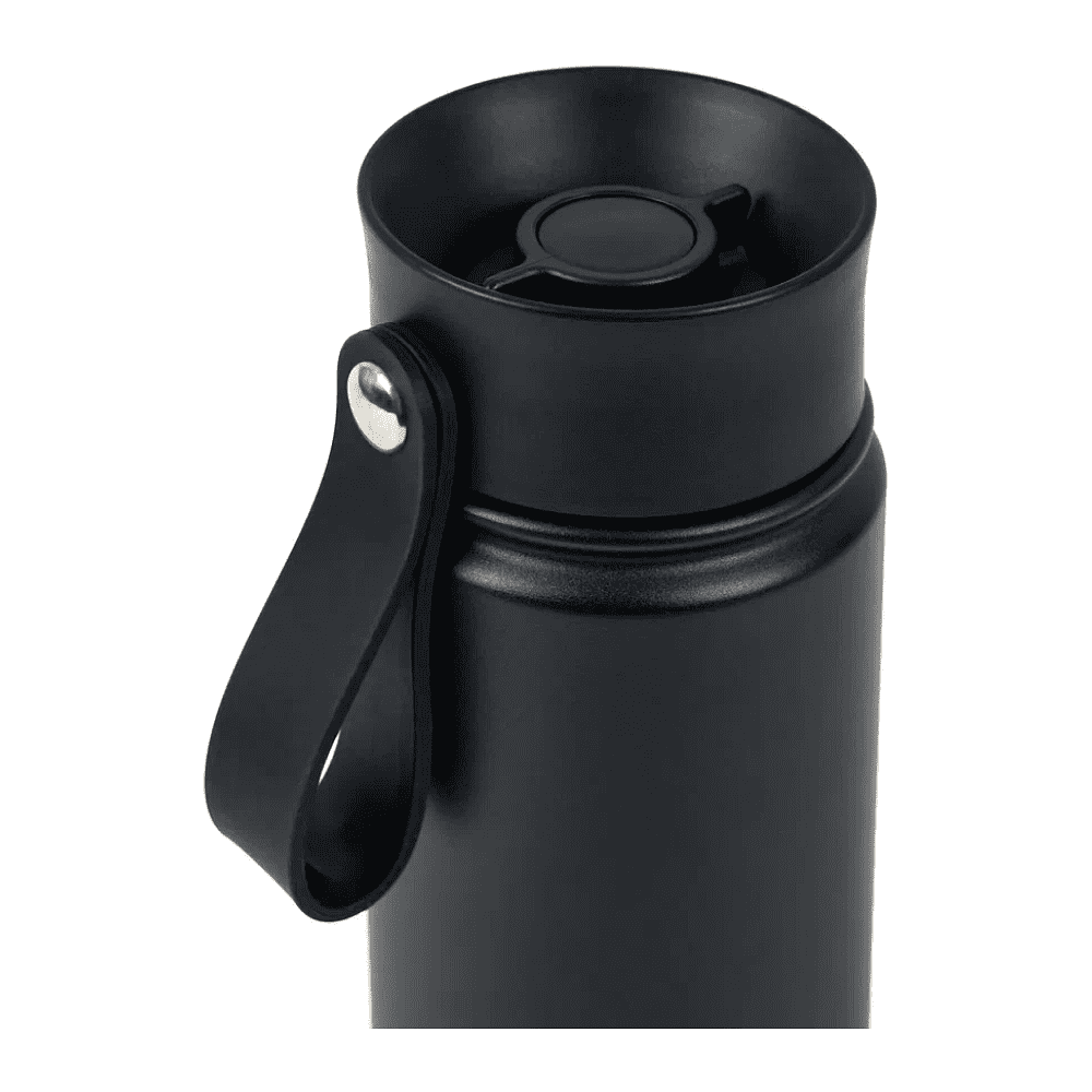 Кружка термическая "01079A", металл, 500 мл, черный - 4