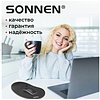 Коврик для мыши "Sonnen", 250х220х20 мм, полиуретан, лайкра, с подушкой под запястье, черный - 11
