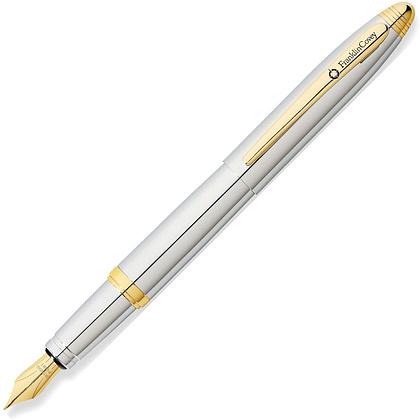 Ручка перьевая "Franklin Covey Lexington Medalist", M, серебристый, золотистый, патрон черный - 2