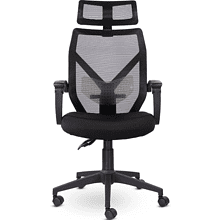 Кресло для руководителя UTFC Астон М-711, сетчатая ткань, черный, -50%