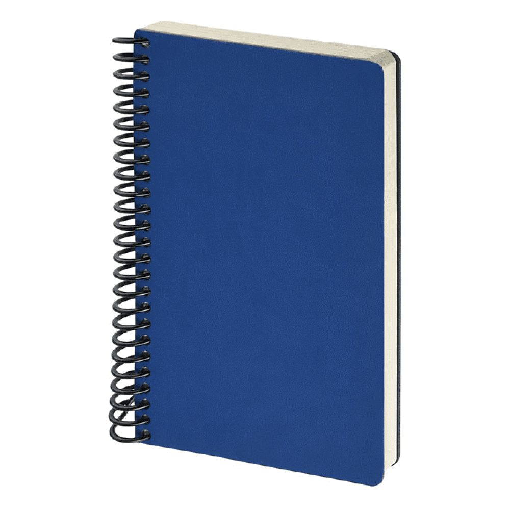 Ежедневник недатированный "Agenda", А5, на спирали, синий - 2
