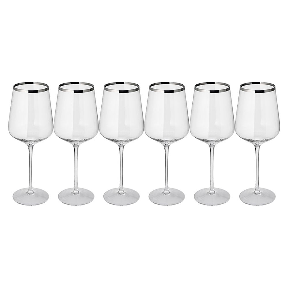 Набор бокалов для вина "F22766", стекло, 600 мл, прозрачный - 2