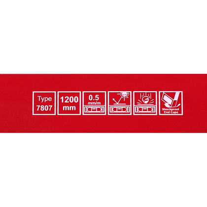 Уровень брусковый MGS 700807B, 1200 мм, 3 глазка - 2