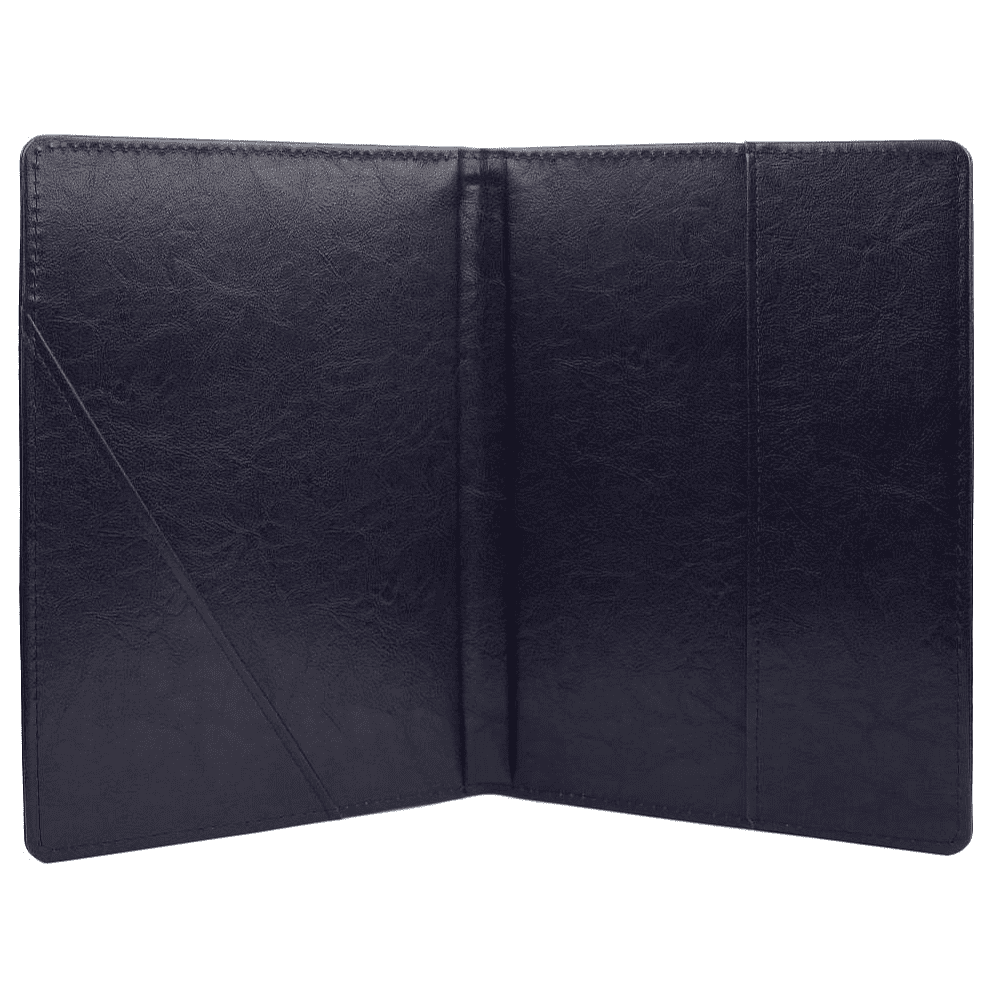 Папка "На подпись", А4, кожзам, с 2 карманами, черный