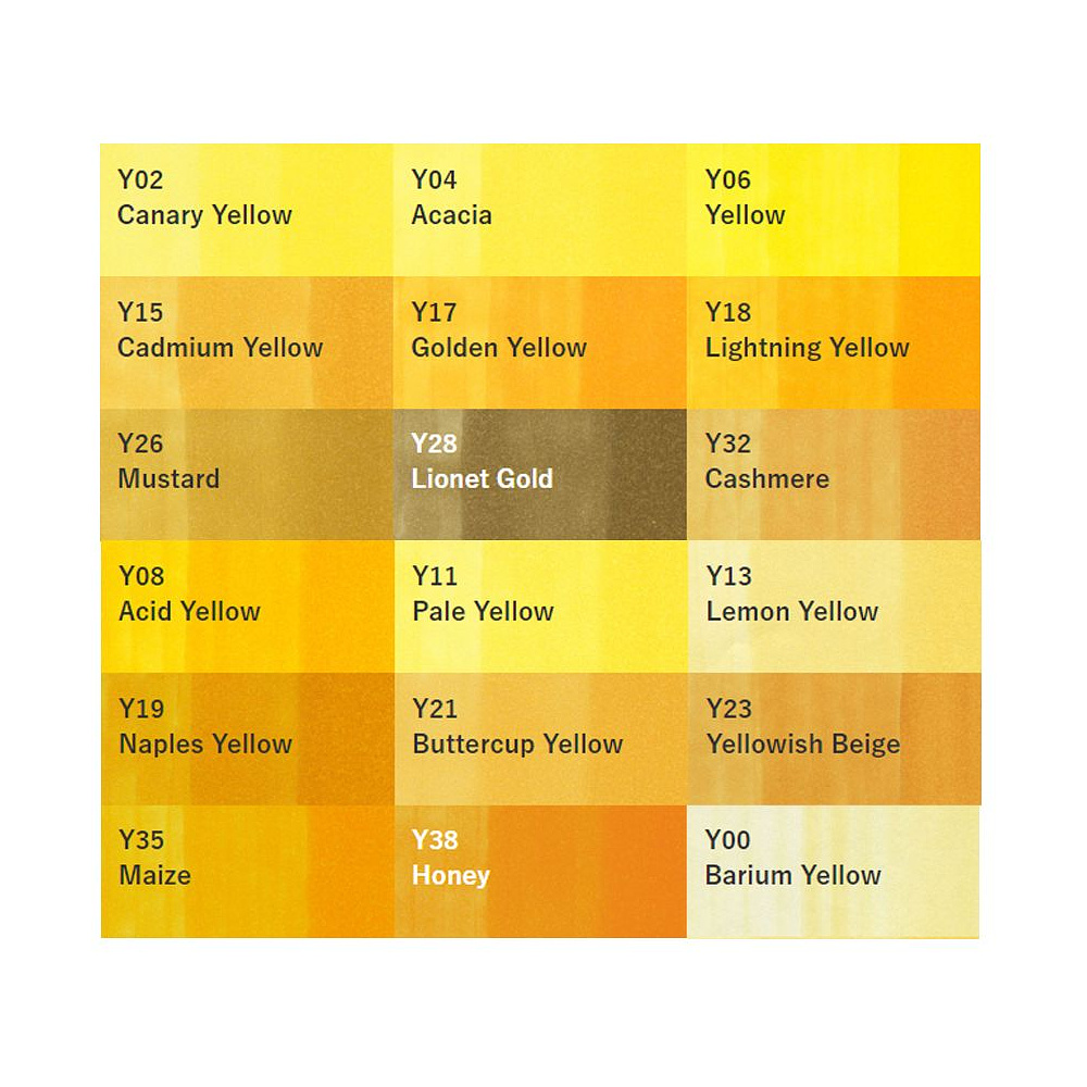Маркер перманентный "Copic Sketch", Y-00 желтый барий - 2