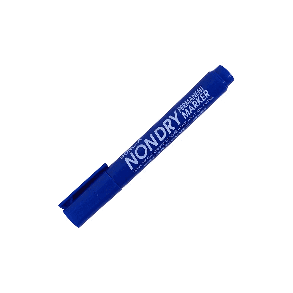 Маркер перманентный "Non-Dry", синий