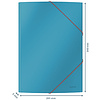 Папка на резинках "Leitz Cosy", А4, 31 мм, картон, синий - 3