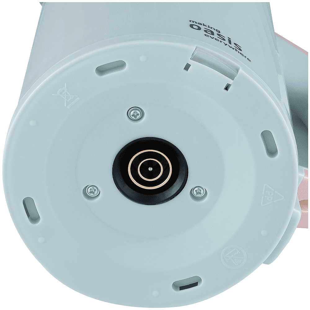 Электрочайник Oasis K-13PM, пластик, мятный, розовый - 3