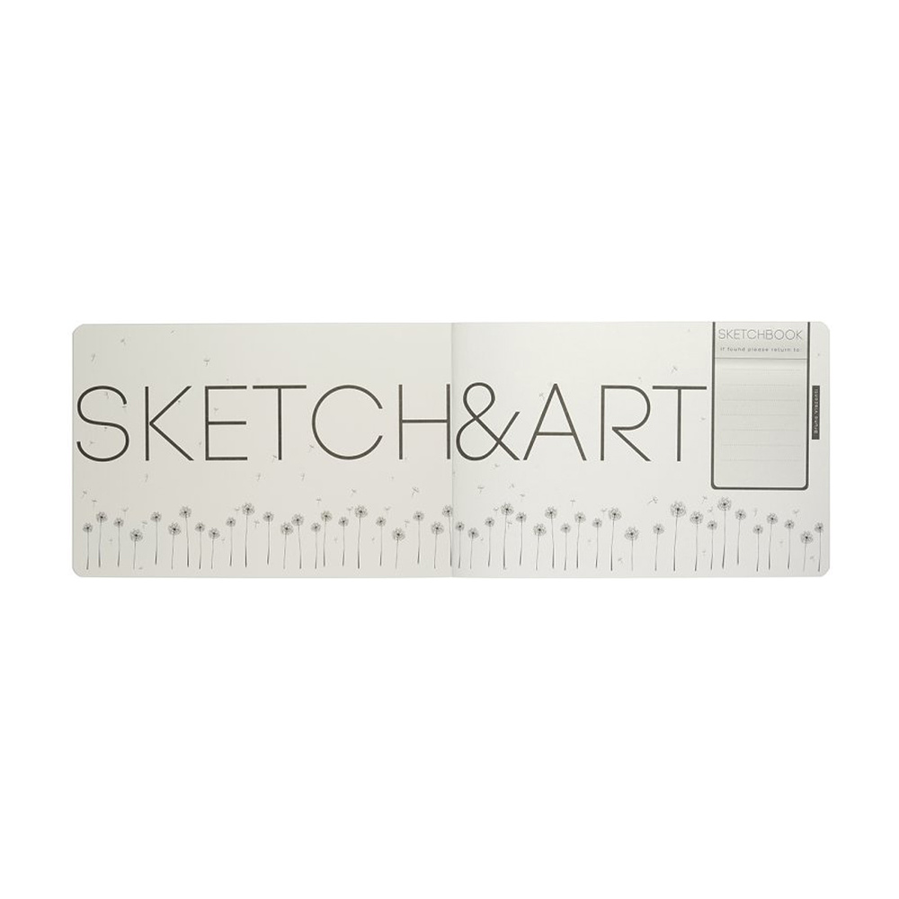 Скетчбук "Sketch&Art. Horizont", 21x14 см, 200 г/м2, 48 листов, красный - 5