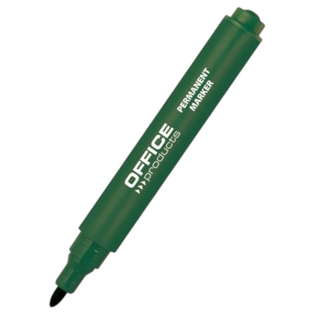 Маркер перманентный "Office Products", зеленый - 2