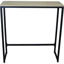 Стол консольный RION ALLERD, черный муар, Дуб Нокс