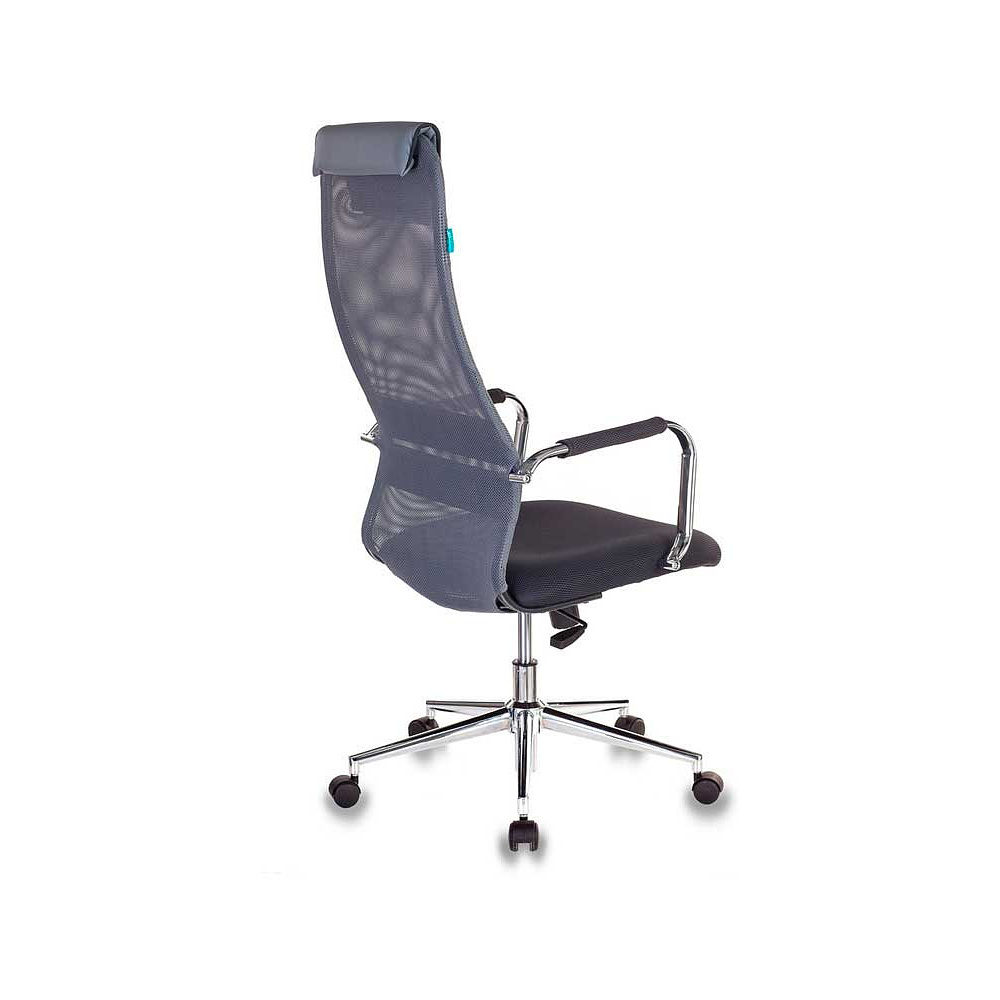 Кресло для руководителя "Бюрократ KB-9N/DG", ткань, металл, серый - 4