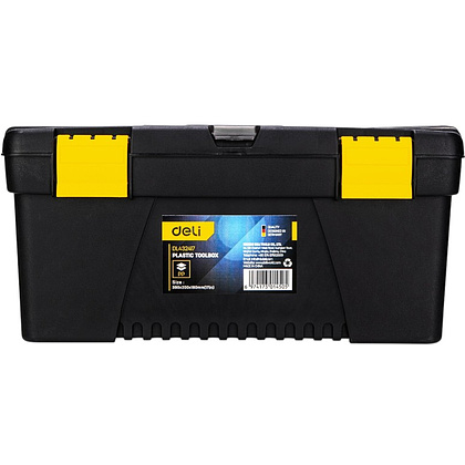 Ящик для инструмента Deli "EDL432417", 380x200x180 мм, пластмасса, с секциями