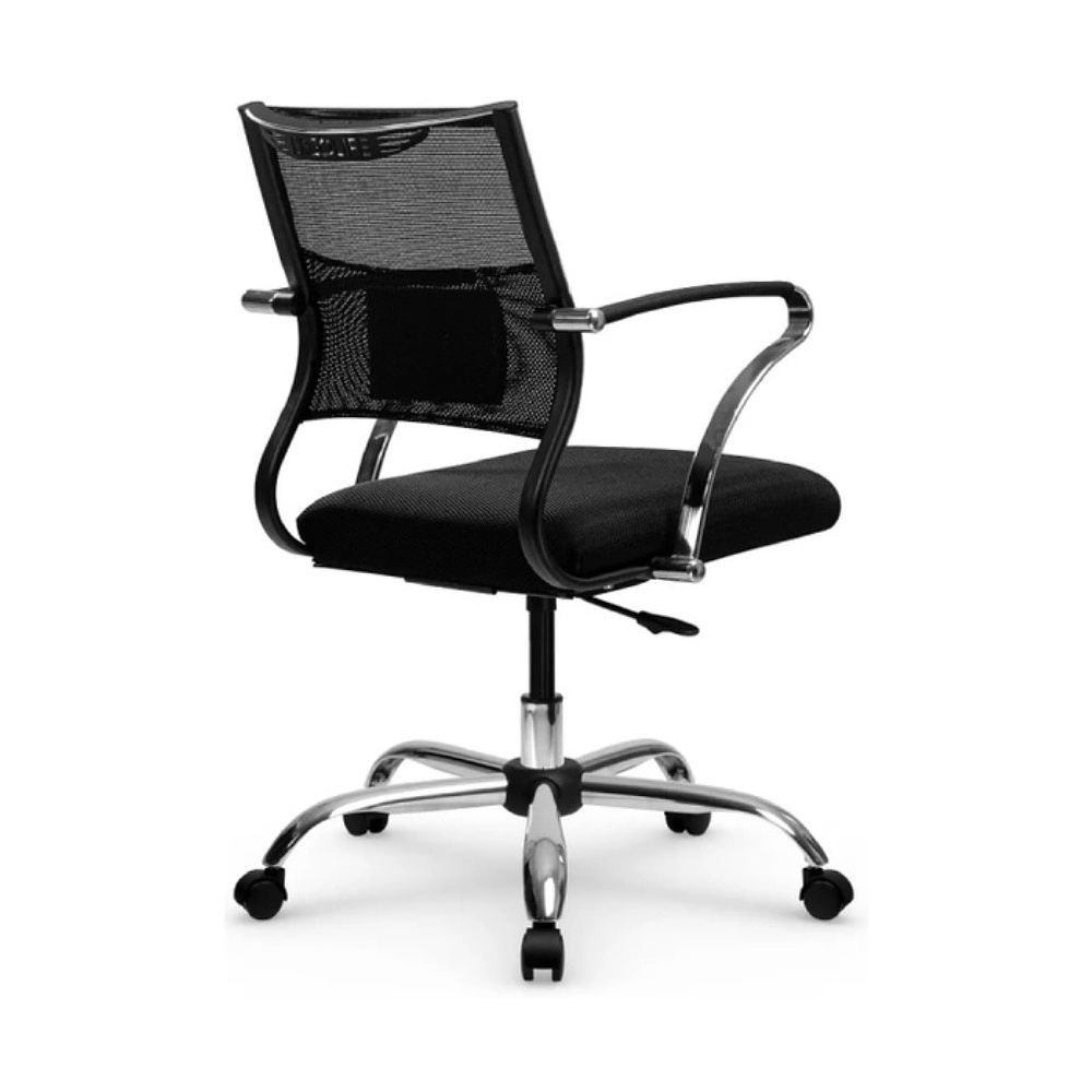 Кресло компьютерное ErgoLife Sit Air M4-290K, ткань,сетка, черный - 2