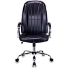 Кресло для руководителя Бюрократ T-898SL черный Leather Venge Black, эко.кожа, металл - 2