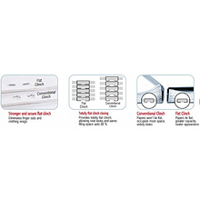 Скобосшиватель "LE-45F" + скоба, 24/6, 24/8, 26/6, 26/8, 30-40 листов, бежевый, на 50% меньше усилий при нажатии