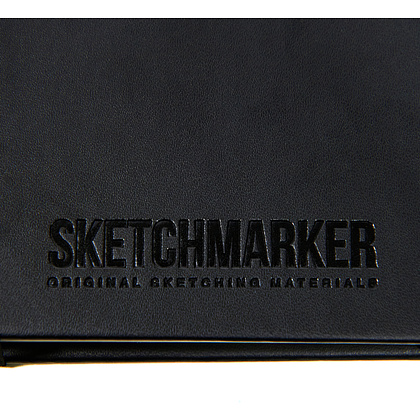 Скетчбук "Sketchmarker. Некранутае", 80 листов, нелинованный, черный - 9