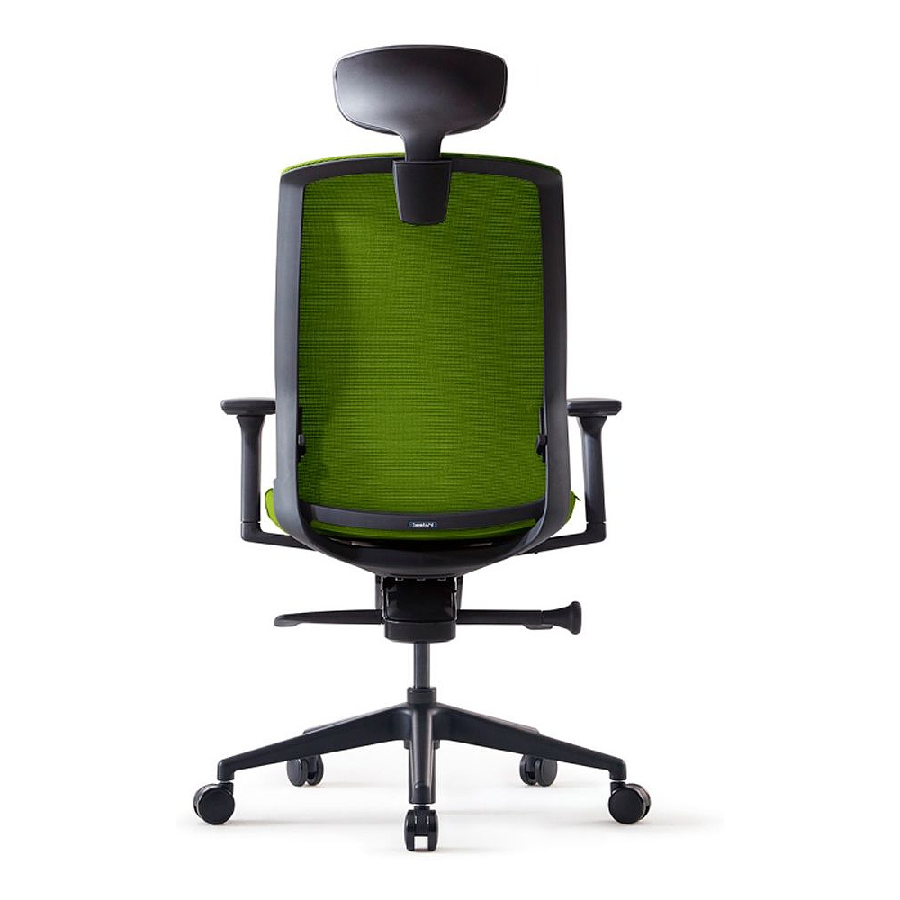 Кресло для руководителя Bestuhl "J1", сетка, ткань, пластик, зеленый  - 5