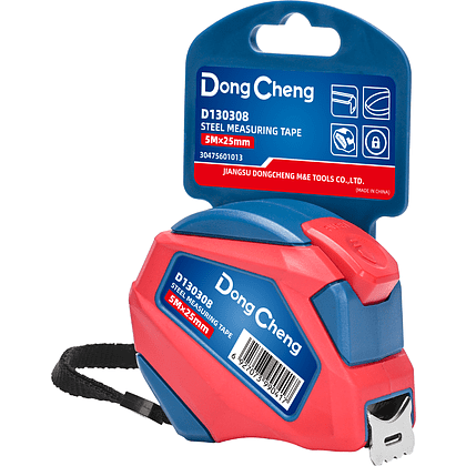 Рулетка "DongCheng D130308", 5 м x 25 мм