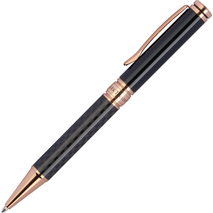Набор "Mark Twain 1261903": ручки шариковая автоматическая + перьевая, серый, золотистый - 2
